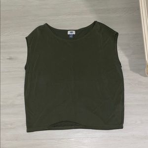 Army green short sleeve